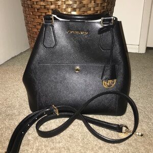 Michael Kors Black Leather Women's Bag